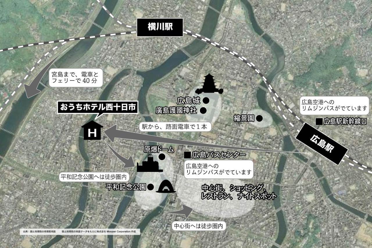 Ouchi Hotel Nishi-Tokaichi 히로시마 외부 사진